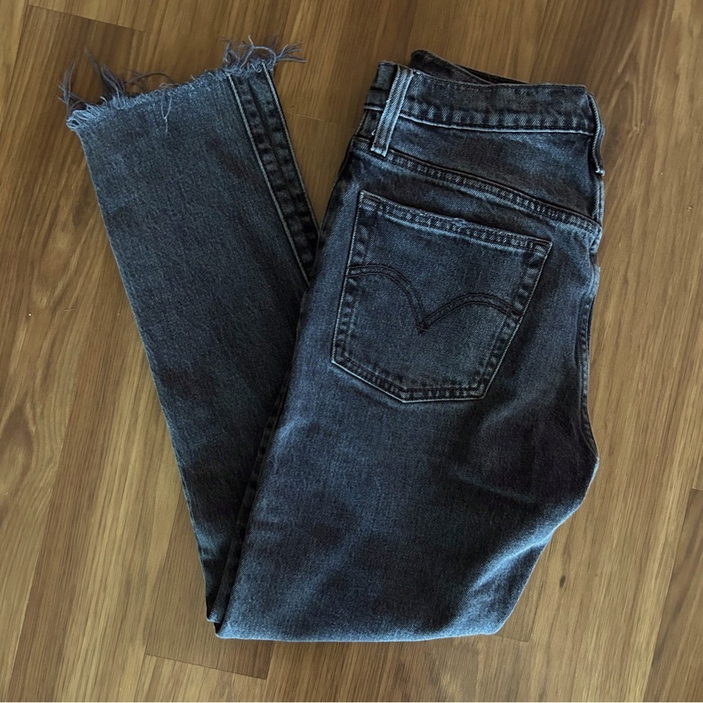 Women’s Levi’s Button Fly Black Jeans